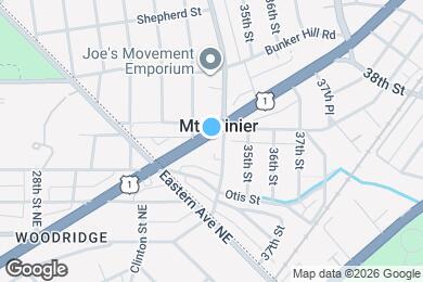 Map image of the property - 3311 Rhode Island Ave