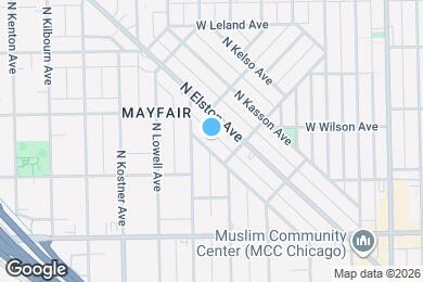 Map image of the property - 4523 N Keokuk Ave