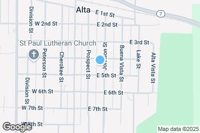 Map image of the property - 410 Johnson St