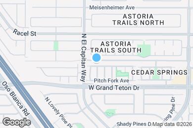 Map image of the property - 8736 Water Bucket Ave