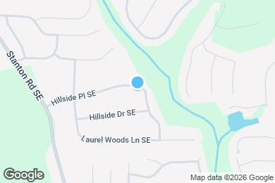 Map image of the property - 1427 Hillside Pl SE