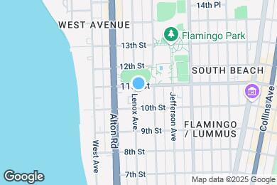 Map image of the property - 1045 Lenox Ave