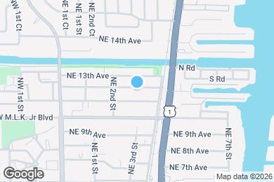 Map image of the property - 336 NE 12th Ave
