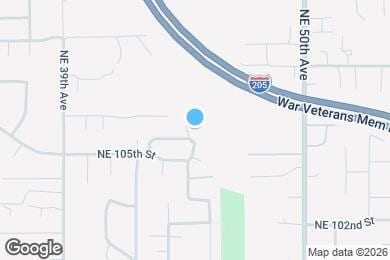Map image of the property - 10601 NE 45th Ave