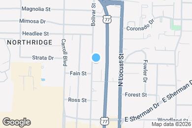 Map image of the property - 2330 Bolivar St
