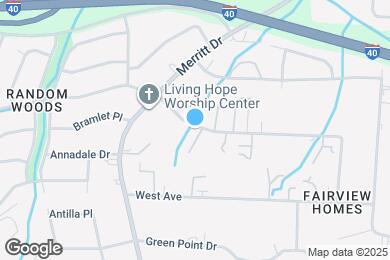 Map image of the property - 3909 Overland Hts