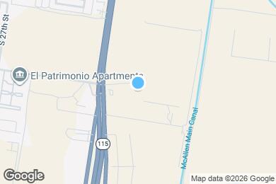 Map image of the property - 905 E la Cantera Ave