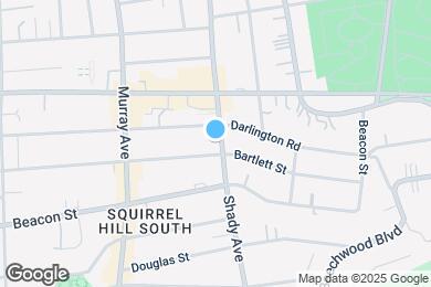 Map image of the property - 1814 Shady Ave