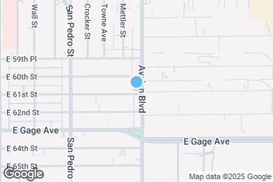 Map image of the property - 519 E 61st St