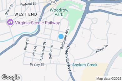 Map image of the property - 109 E Hampton St