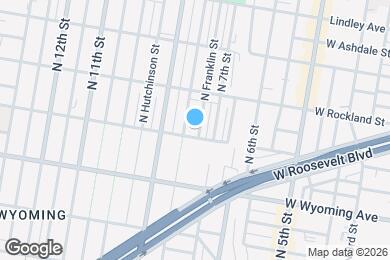 Map image of the property - 4808 N Franklin St