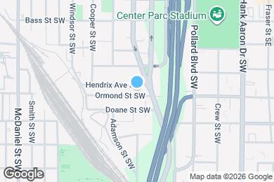 Map image of the property - 194 Hendrix Ave SW