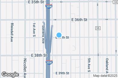 Map image of the property - 3700 3rd Ave S