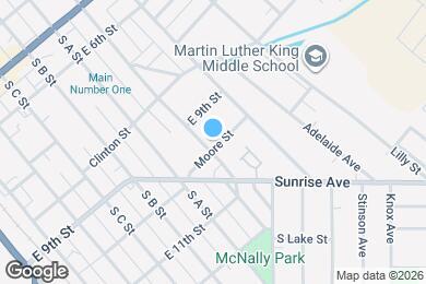 Map image of the property - 609 Moore St