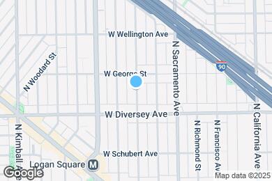 Map image of the property - 2836 N Albany Ave