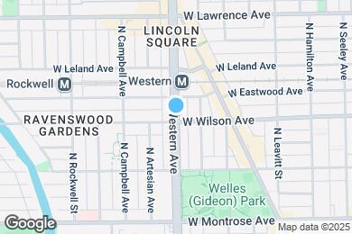 Map image of the property - 4603 N Western Ave