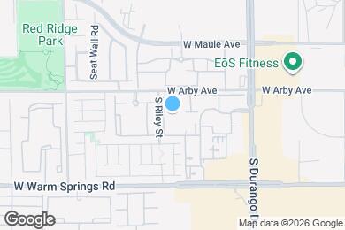 Map image of the property - 7131 S Durango Dr