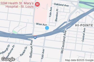 Map image of the property - 1200 Yale Ave