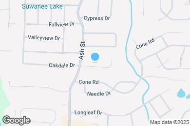 Map image of the property - 820 Oakdale Dr