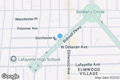 Map image of the property - 112 Bidwell Pkwy
