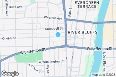 Map image of the property - 412 Oneida St