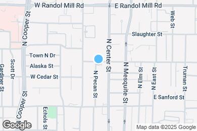 Map image of the property - 715 N Pecan St