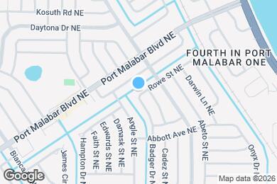 Map image of the property - 990 Badger Dr NE