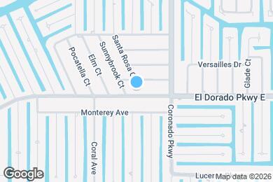 Map image of the property - 709 El Dorado Pky E