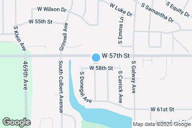 Map image of the property - 7408 W 58th St