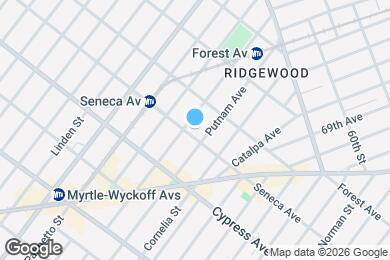 Map image of the property - 781 Seneca Ave