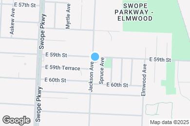 Map image of the property - 5907 Jackson Ave