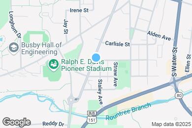 Map image of the property - 615 S Chestnut St