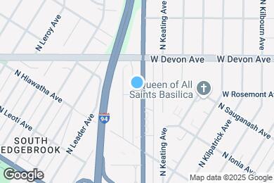 Map image of the property - 6300 N Cicero Ave