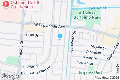 Map image of the property - 3406 E Louisiana State Dr
