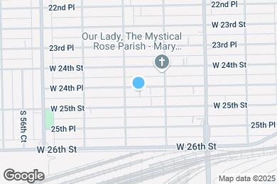 Map image of the property - 5331 W 24th Pl