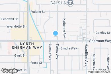Map image of the property - Tyrone Villas at Van Nuys