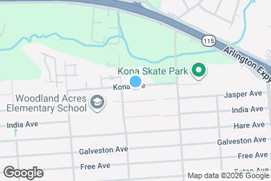 Map image of the property - 8436 Kona Ave