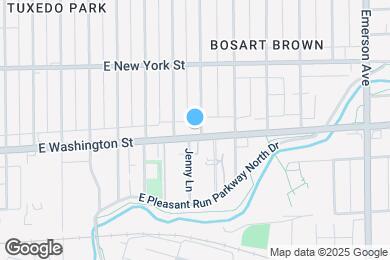 Map image of the property - 4626 E Washington St
