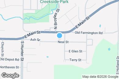 Map image of the property - 114 Neal St