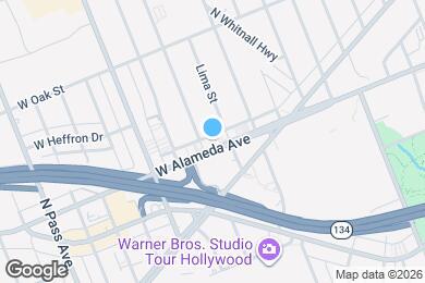 Map image of the property - 3413 W Alameda Ave