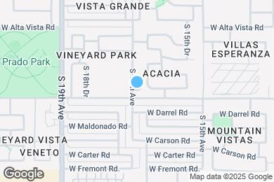 Map image of the property - 6639 S 17th Ave