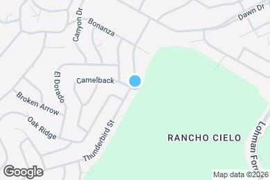 Map image of the property - 5509 Thunderbird St
