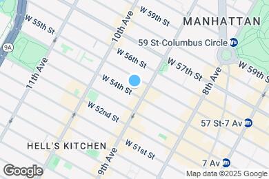 Map image of the property - 411 W 54th St