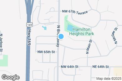 Map image of the property - 6503 N Broadway