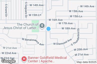 Map image of the property - 1802 S Pinto Dr