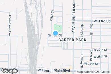 Map image of the property - 1123 W 31st St