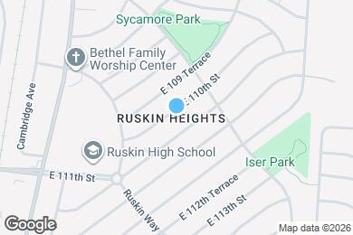 Map image of the property - 7415 E 110th St
