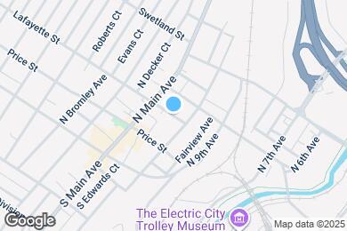 Map image of the property - 1015 Lafayette St