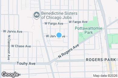 Map image of the property - 2033 W Jarvis Ave