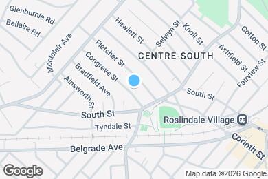 Map image of the property - 25 Congreve St